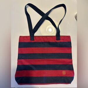 * BRAND NEW * Tommy Hilfiger Tote Bag, Canvas, signature stripe LIMITED EDITION